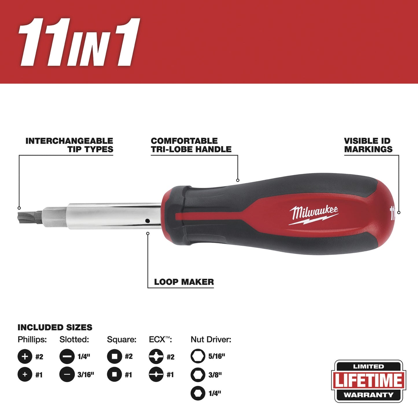 48-22-2760 - 11-in- 1 Screwdriver with ECX