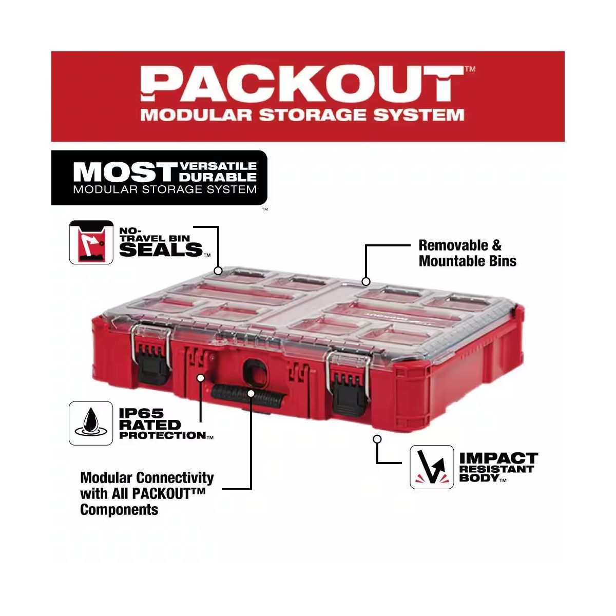 48-22-8430 - PACKOUT 11 Compartment Organizer