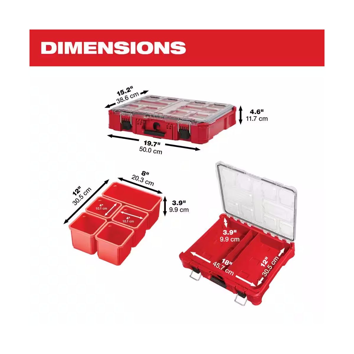 48-22-8430 - PACKOUT 11 Compartment Organizer