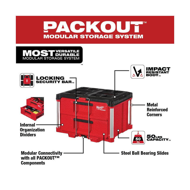 48-22-8442 - PACKOUT 2-Drawer Tool Box
