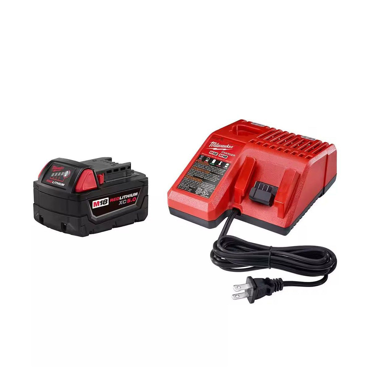 48-59-1850 - M18 REDLITHIUM XC5.0 Starter Kit - Battery & Charger