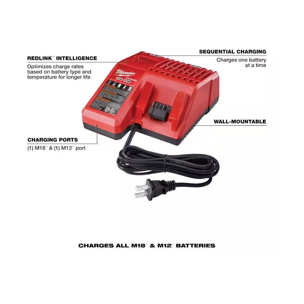 48-59-1850 - M18 REDLITHIUM XC5.0 Starter Kit - Battery & Charger