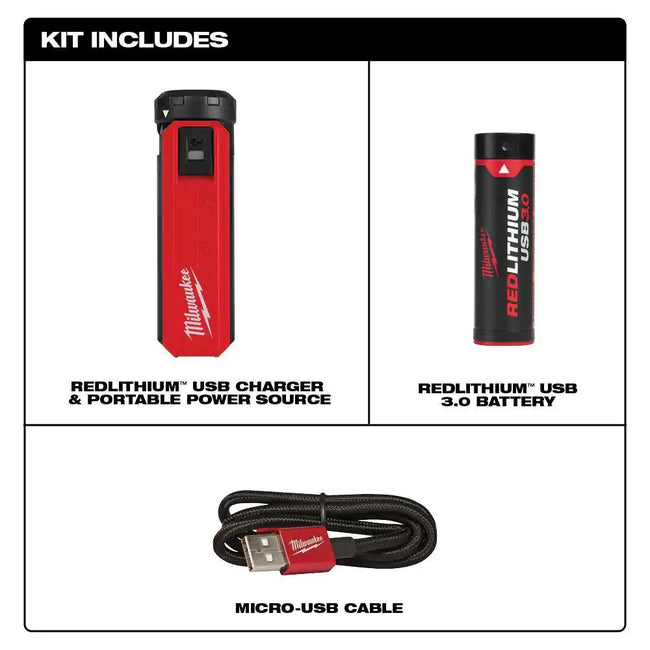 48-59-2013 - REDLITHIUM USB Charger & Portable Power Source Kit