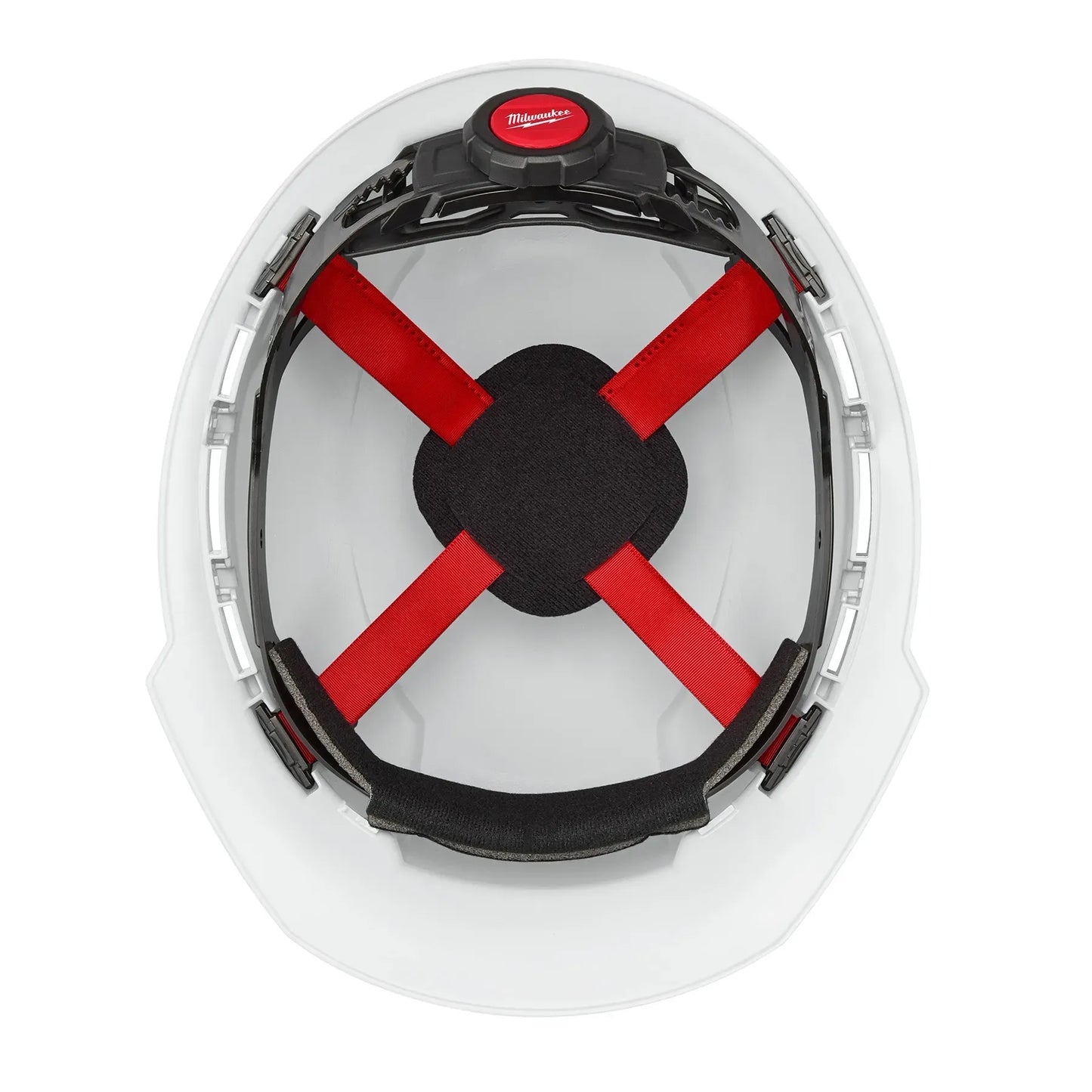 48-73-1200 - Bolt White Front Brim Vented Hard Hat W/4Pt Ratcheting Suspension - Usa - Type 1, Class