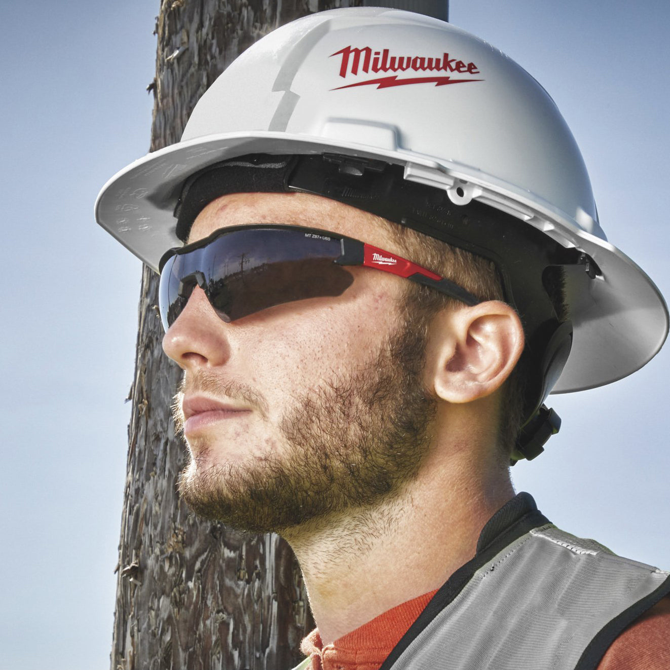 48-73-2015 - Anti-Scratch Safety Glasses with Tinted Lenses