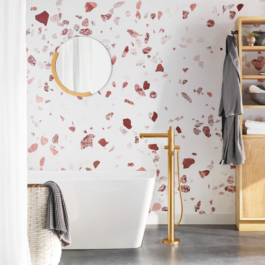 Moen 395BL - Align Tub Filler with Hand Shower - Matte Black