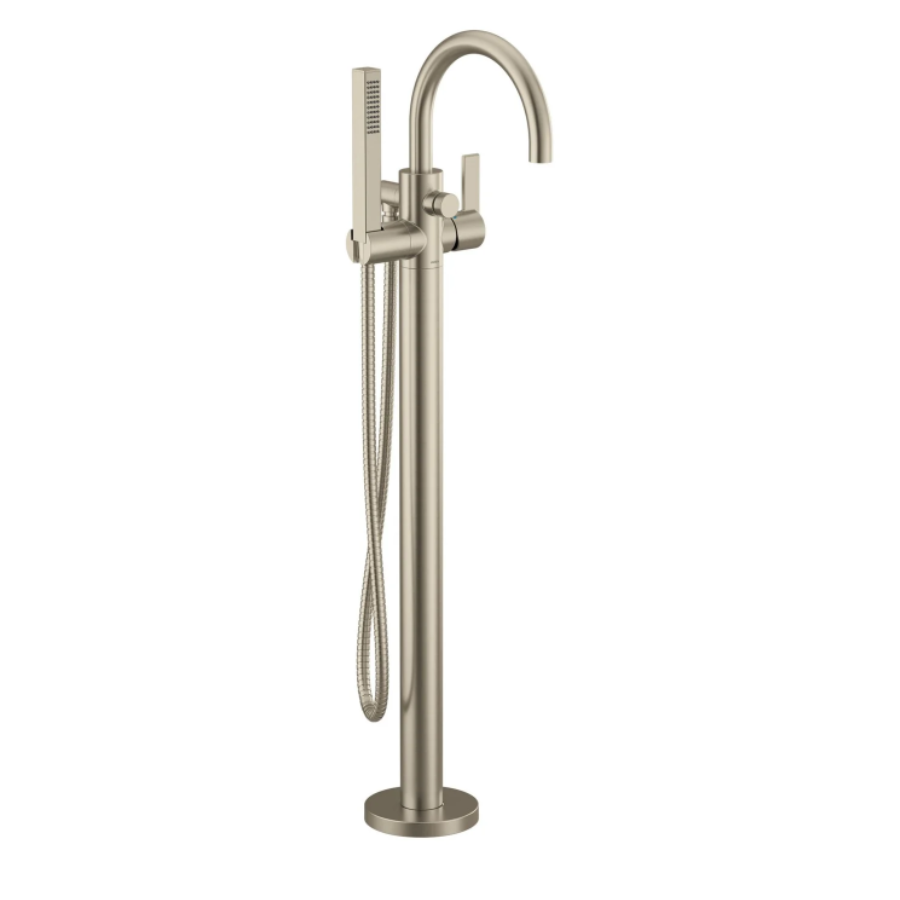 615BN - Cia one-handle tub filler includes hand shower - Brushed nickel