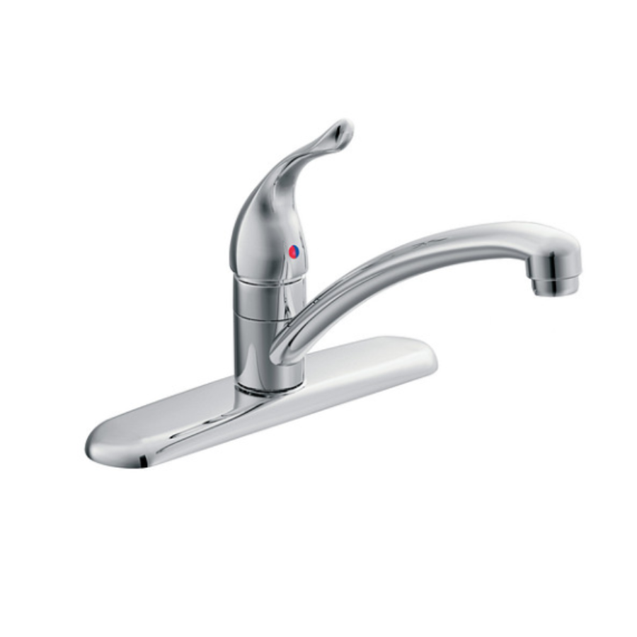 Moen - 67425 - Chateau Chrome one-handle low arc kitchen faucet - Chrome