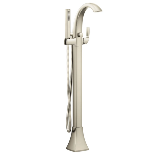 Moen 695BN - Voss One-Handle Tub Filler Including Handheld Shower - Brushed Nickel