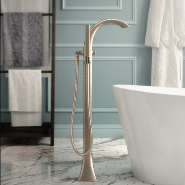 Moen 695BN - Voss One-Handle Tub Filler Including Handheld Shower - Brushed Nickel