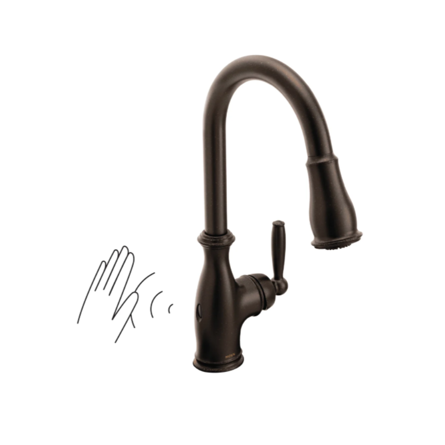 Moen 7185EWORB - Brantford  MotionSense Wave Kitchen Faucet - Oil Rubbed Bronze