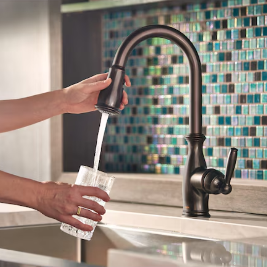 Moen 7185EWORB - Brantford  MotionSense Wave Kitchen Faucet - Oil Rubbed Bronze