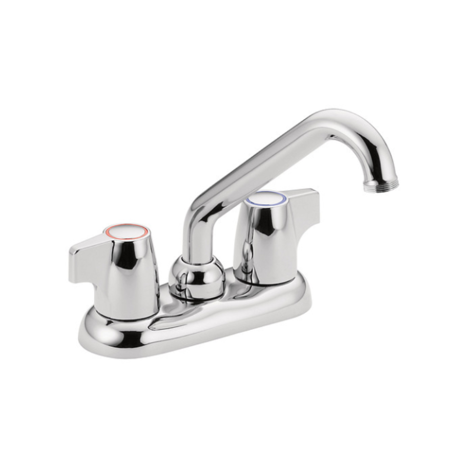 74998 - Chateau Chrome Two-Handle Low Arc Laundry Faucet - Chrome