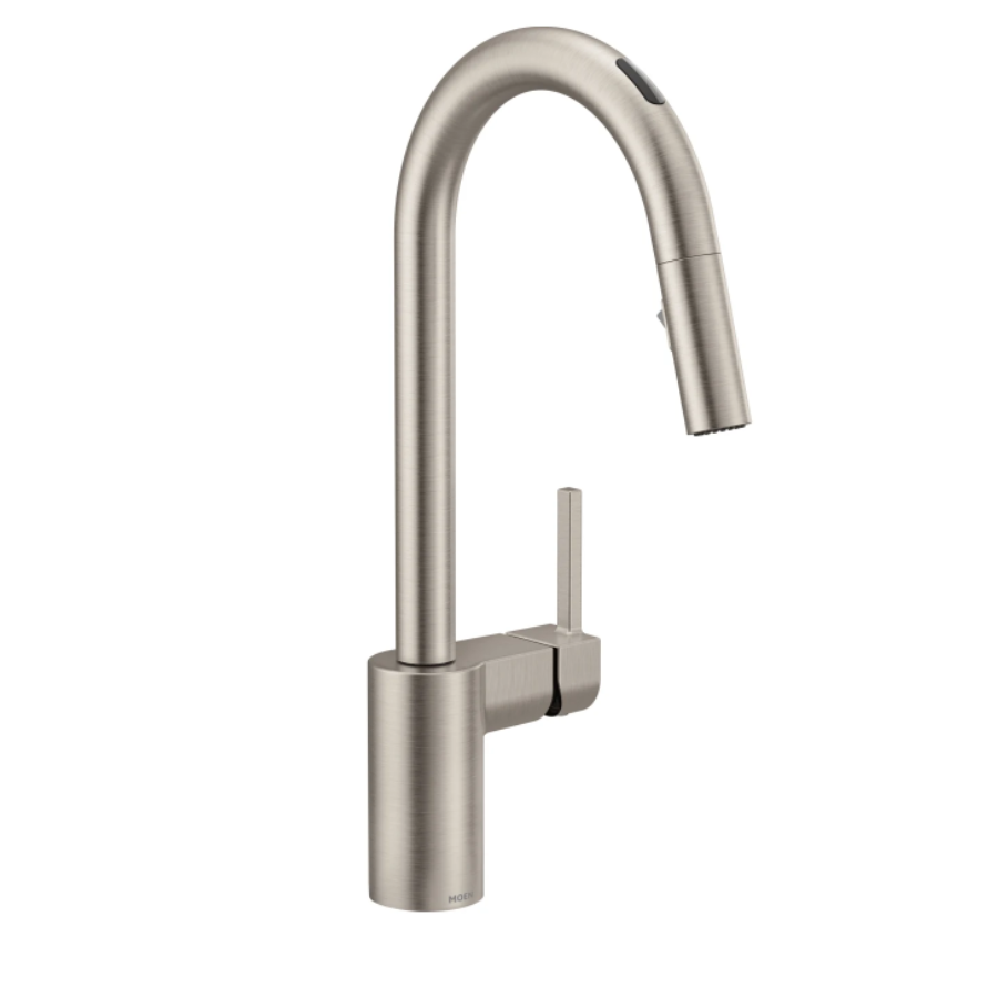 Moen 7565EVSRS -Align Smart - One-Handle High Arc Pulldown Kitchen Faucet - Spot Resistant Stainless Steel
