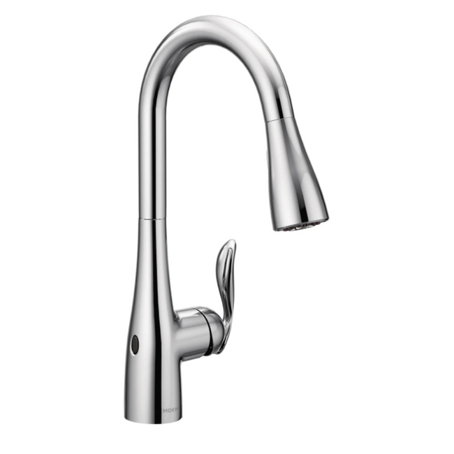 7594EWC -Arbor MotionSense Wave One-Handle High Arc Pulldown Kitchen Faucet - Chrome