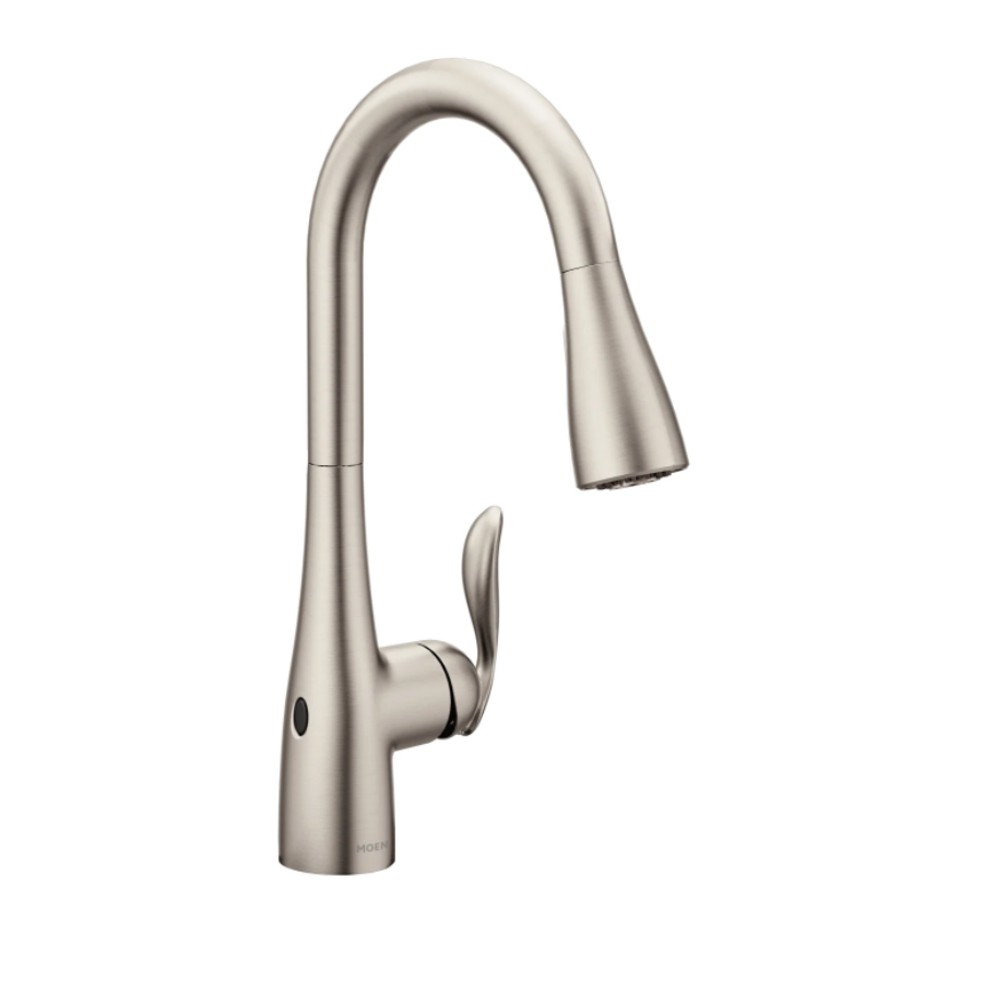 Moen 7594EWSRS - Arbor MotionSense Wave One-Handle High Arc Pulldown Kitchen Faucet - Spot Resist Stainless