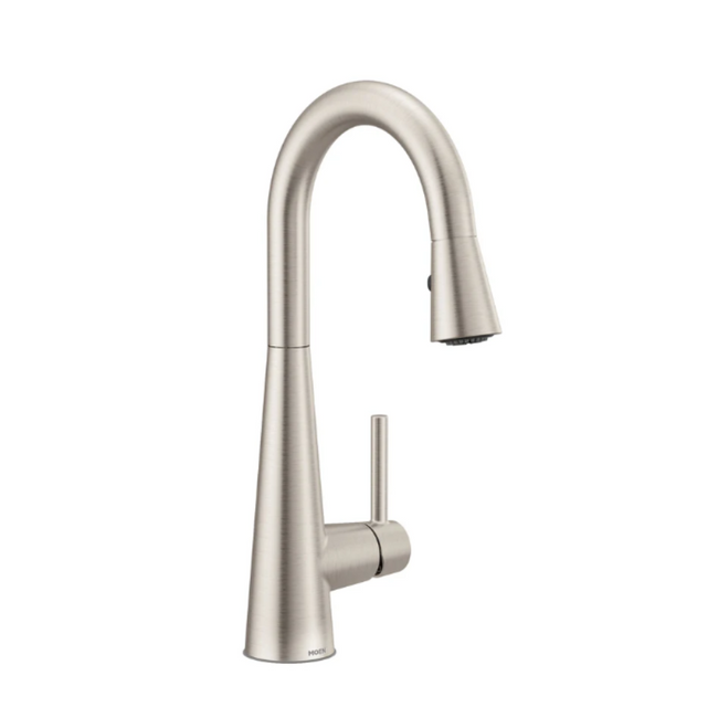 7664SRS - Sleek One-Handle High Arc Bar Faucet - Stainless