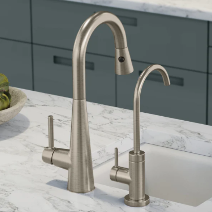 7664SRS - Sleek One-Handle High Arc Bar Faucet - Stainless