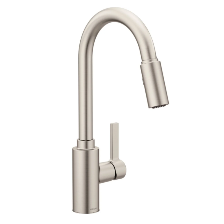 Moen 7882SRS - Genta One-Handle High Arc Pulldown Kitchen Faucet - Spot Resist Stainless