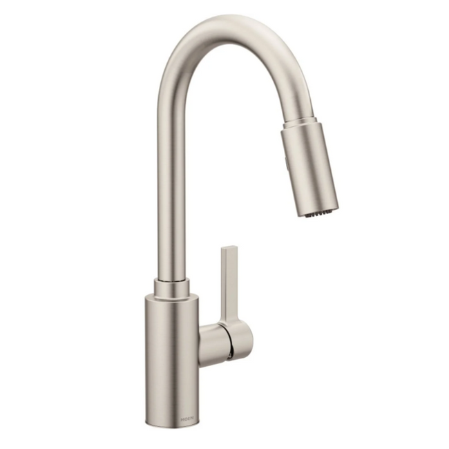 Moen 7882SRS - Genta One-Handle High Arc Pulldown Kitchen Faucet - Spot Resist Stainless