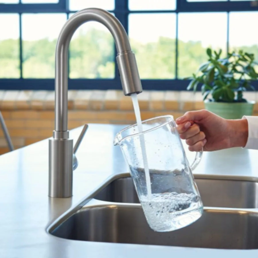 Moen 7882SRS - Genta One-Handle High Arc Pulldown Kitchen Faucet - Spot Resist Stainless