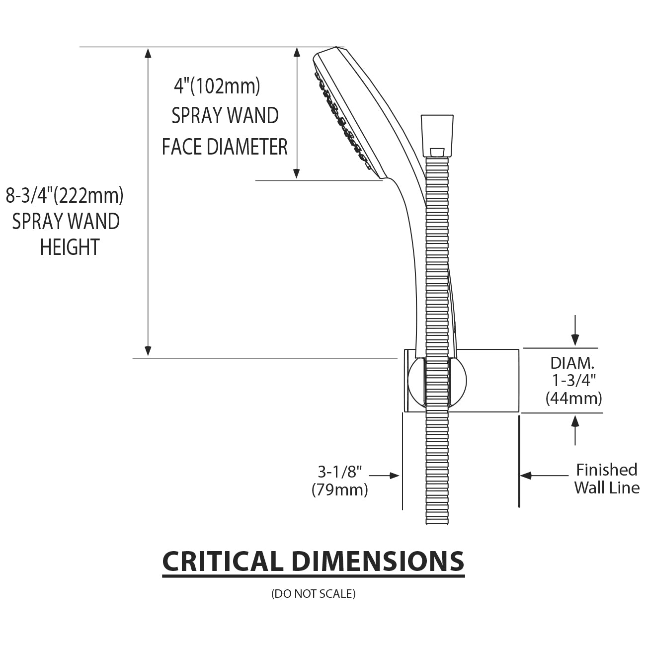 3865EP - Single Function Eco-Performance Handheld Shower with Hose