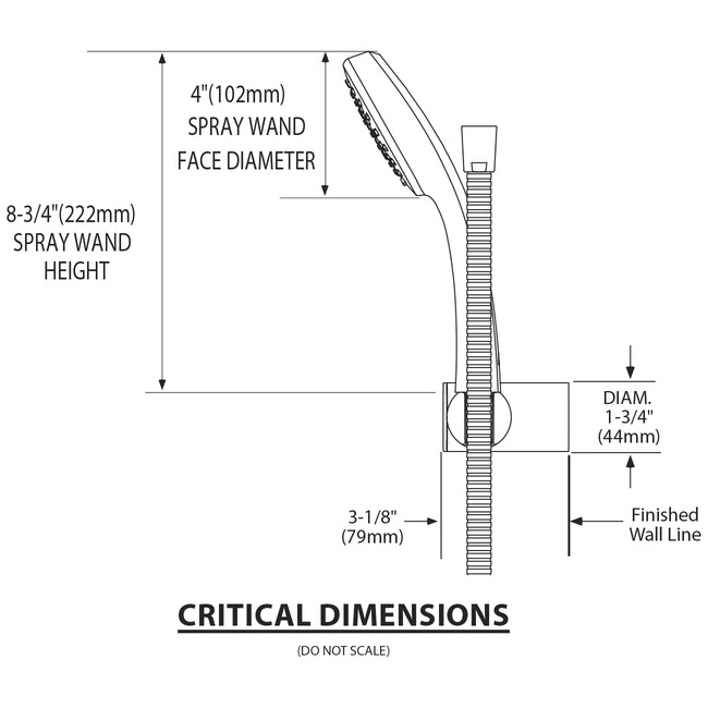 3865EP - Single Function Eco-Performance Handheld Shower with Hose