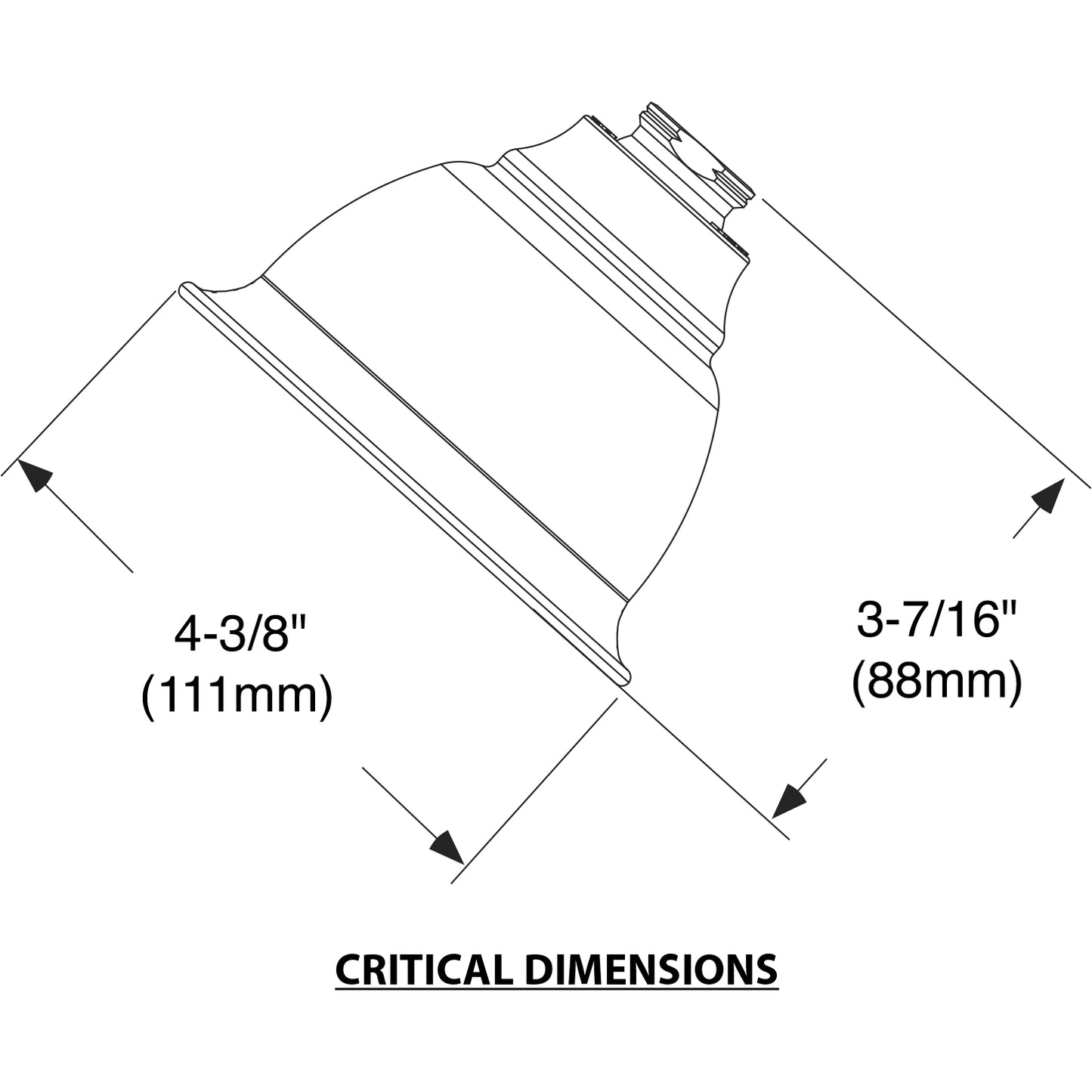 6302EP - One-Function 4-3/8" Diameter Eco-Performance Showerhead