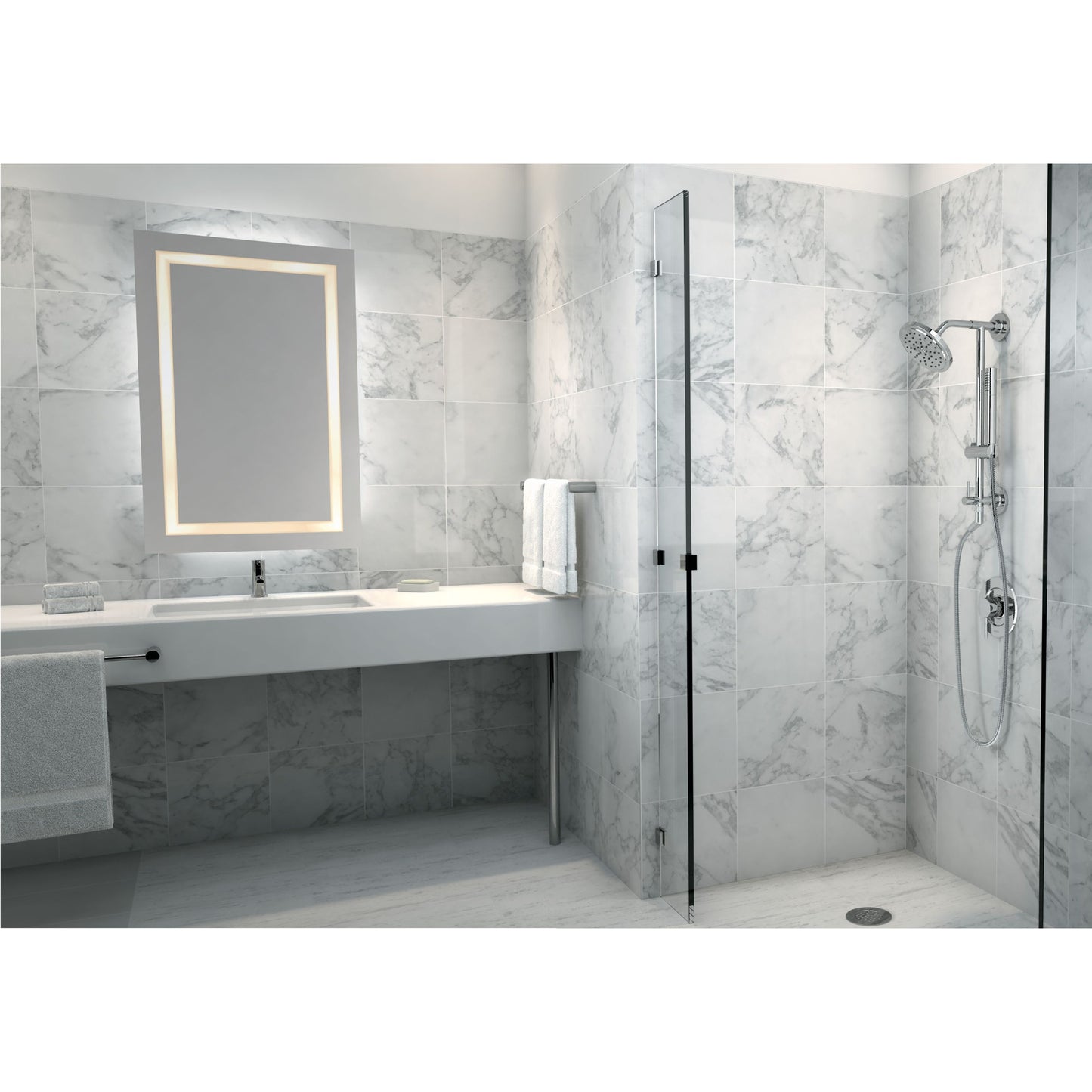 S176EP - Fina One-Function 7" Diameter Eco-Performance Rainshower Showerhead