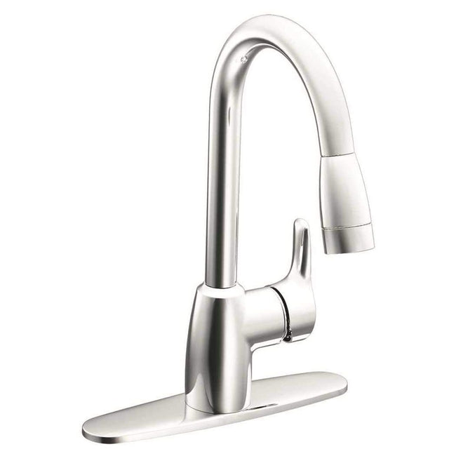 CA40611 - Cornerstone 4 3/4" Double Handle Deck Mounted Kitchen Faucet in Chrome