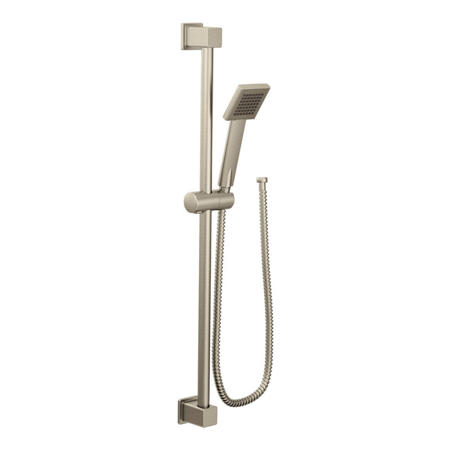 S3879EP - 90 Degree Single Function Hand Shower Package with Hose and Slide Bar