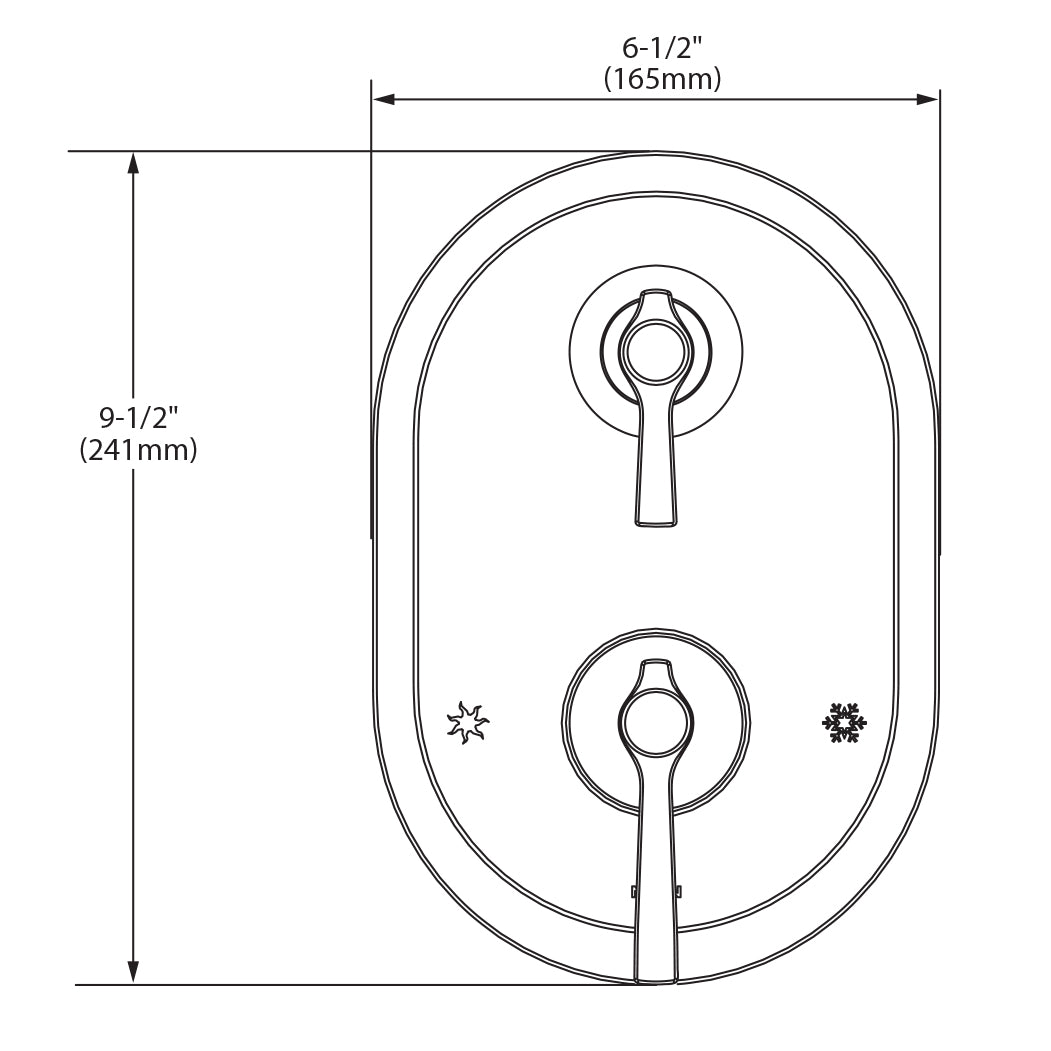 UTS2411 - Flara Brushed Nickel M-CORE 3-Series With Integrated Transfer Valve Trim