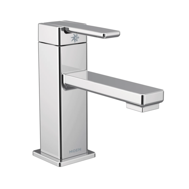S6710 - 90 Degree One-Handle Low Arc Bathroom Faucet - Chrome