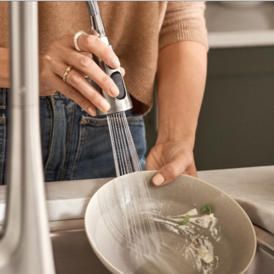 S72003EV2SRS - Paterson Motion Control Smart Kitchen One-Handle High Arc Pulldown Faucet - Spot Resistant Stainless