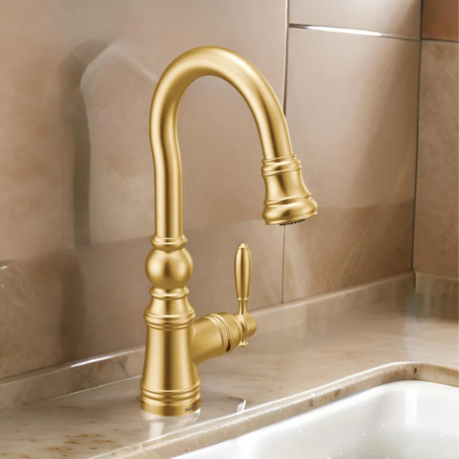 S73004BG - Weymouth Kitchen Faucet - Brushed Gold