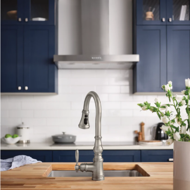 S73004SRS - Weymouth One-Handle High Arc Pulldown Kitchen Faucet - Stainless