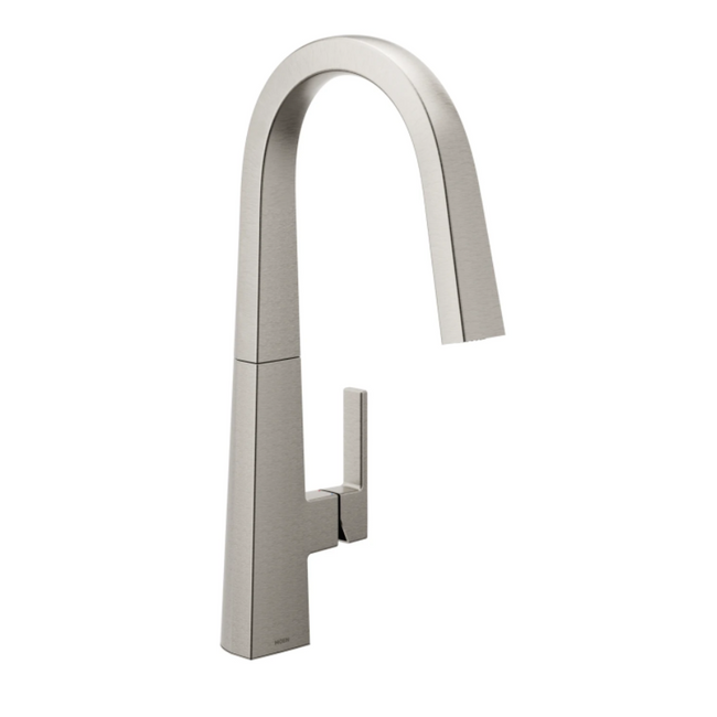 S75005SRS - Nio One-Handle High Arc Pulldown Kitchen Faucet - Stainless