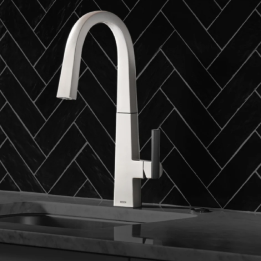 S75005SRS - Nio One-Handle High Arc Pulldown Kitchen Faucet - Stainless