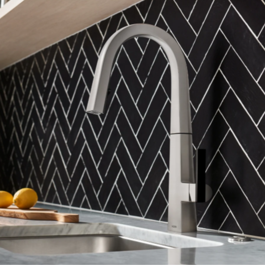 S75005SRS - Nio One-Handle High Arc Pulldown Kitchen Faucet - Stainless