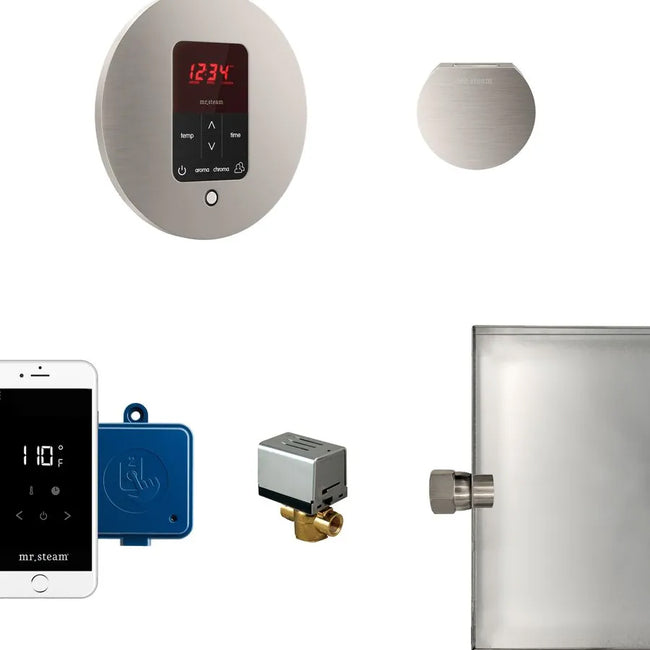 MSBUTLER1RD-BN - Butler Steam Generator Control Kit / Package - Round - Brushed Nickel