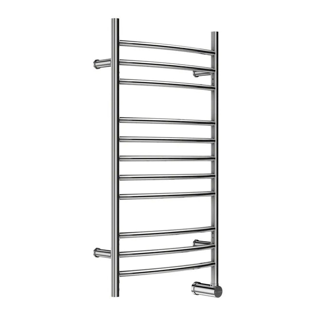 W336TSSP - Metro 11-Bar Wall-Mounted Electric Towel Warmer with Digital Timer - Polished Stainless Steel