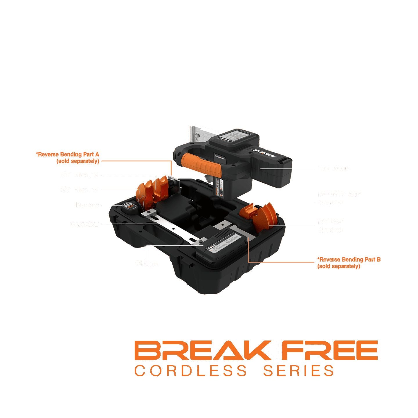 NTB7L - BreakFree Power Tube Bender for Soft Copper Tubing