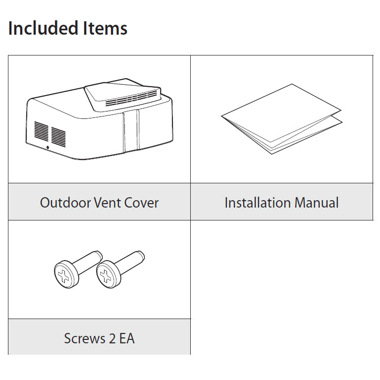 30025801A - Outdoor Vent Kit - NPE-2 Series