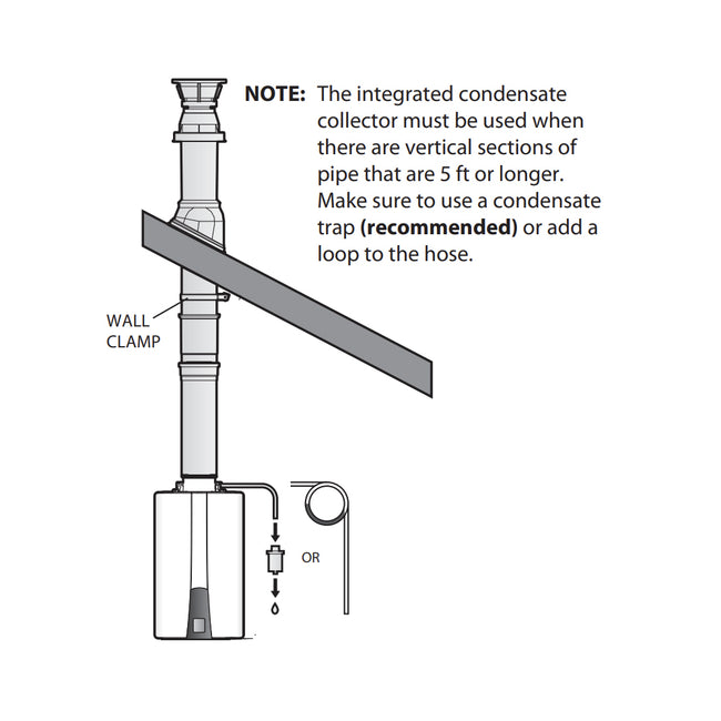 GXXX001893 - NaviVent 3" x 5" Concentric Roof Termination Kit - 18"