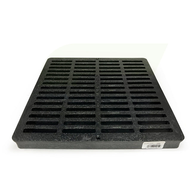 NDS 1211 - 12" Square Catch Basin Grate, Black