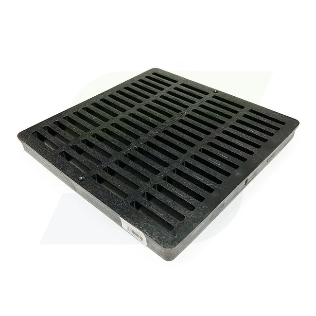 NDS 1211 - 12" Square Catch Basin Grate, Black