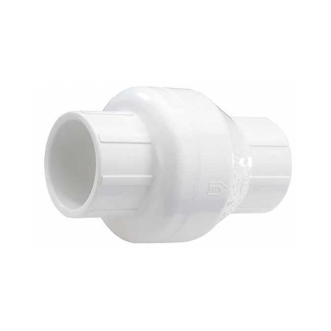 1520-07 - 3/4" Slip x Slip 1500 Series White PVC Swing Check Valve
