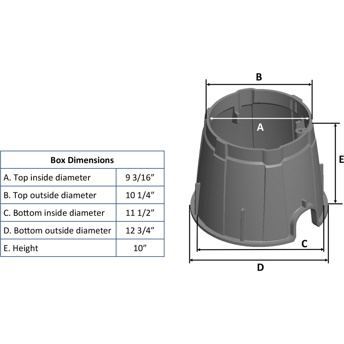 312B - 10" Round Pro-Spec Valve Box - Green