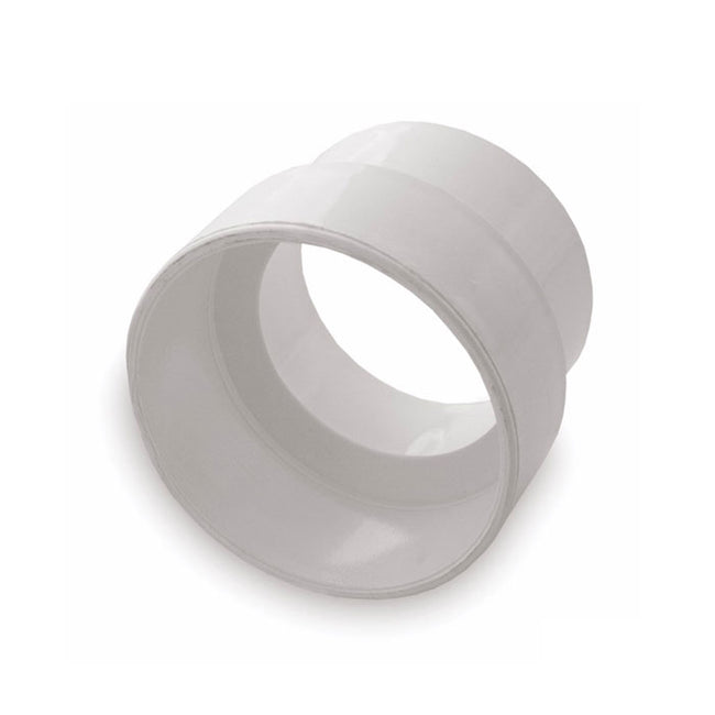 3P12 - PVC Increaser / Reducer Adapter - 3" DWV/SCH40 Hub X 4" S&D Hub