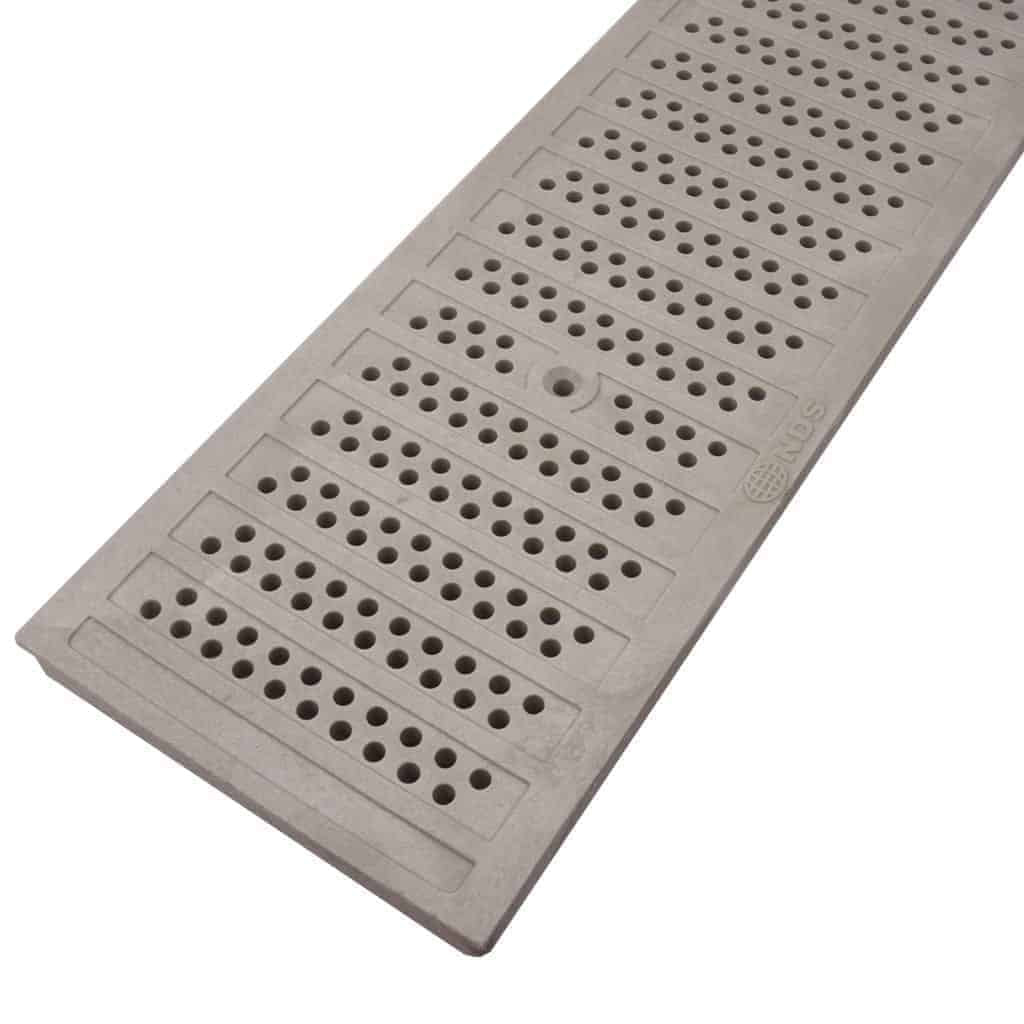 DS-670 - Heel-proof and ADA Compliant Polyolefin Grate - Gray